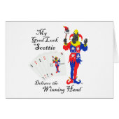 Lucky Poker Scottish Terrier (Front Horizontal)