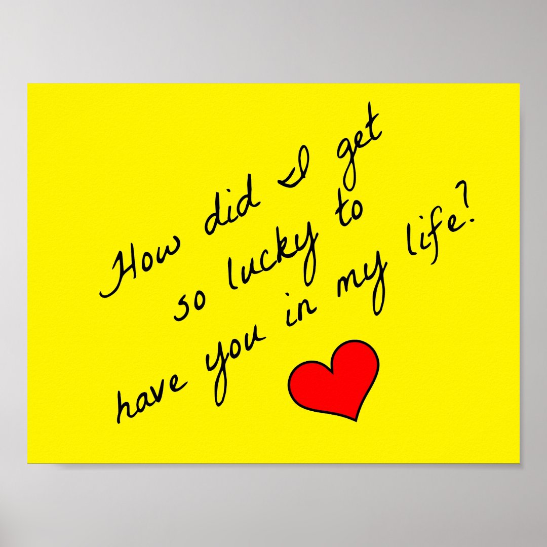 Lucky Poster | Zazzle