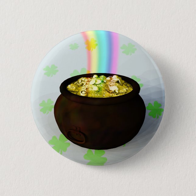 Lucky Pot of Gold Button (Front)