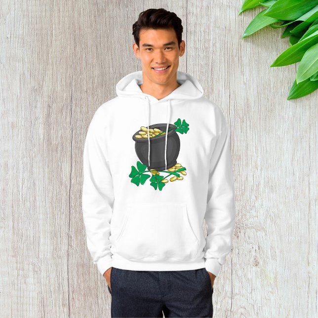 Lucky Pot of Gold Mens Hoodie (Creator Uploaded)
