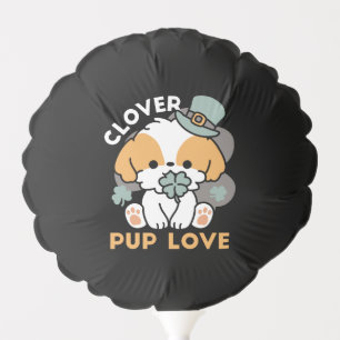 Lucky Pup with Clover – St. Patrick's Day Gift Balloon