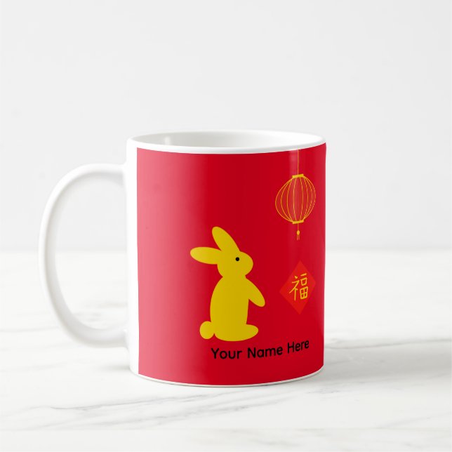 Lucky Rabbit #3 Mug (Left)
