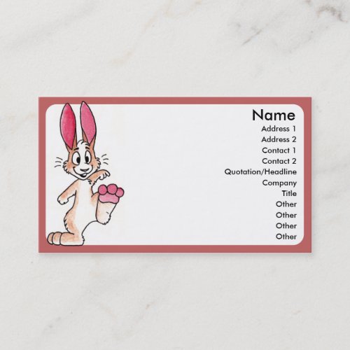 Lucky Rabbit Business Card