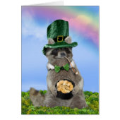 Lucky Raccoon card (Front)