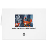 Lucky Red Cats Cards (Back Horizontal)
