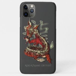 Lucky Red Chinese Dragon Symbol iPhone 11 Pro Max Case