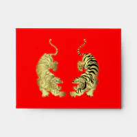 Authentic CHANEL RED LUNAR CHINESE NEW YEAR TIGER LUCKY LUXURY MONEY  ENVELOPE