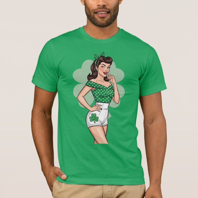 Lucky Retro Glam T-Shirt (Front)