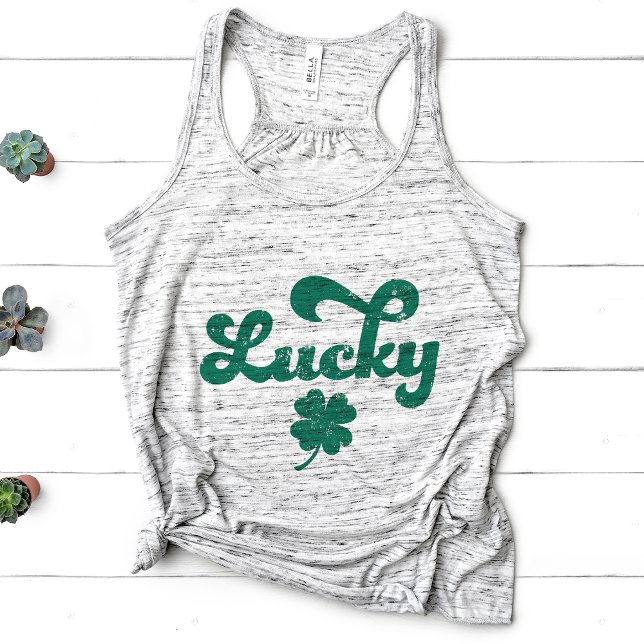 Lucky | Retro St Patrick's Day Tank Top (Creator Uploaded)