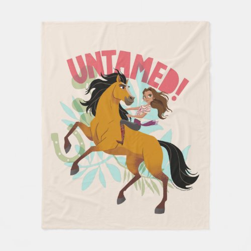 Lucky Riding Spirit _ Untamed Fleece Blanket