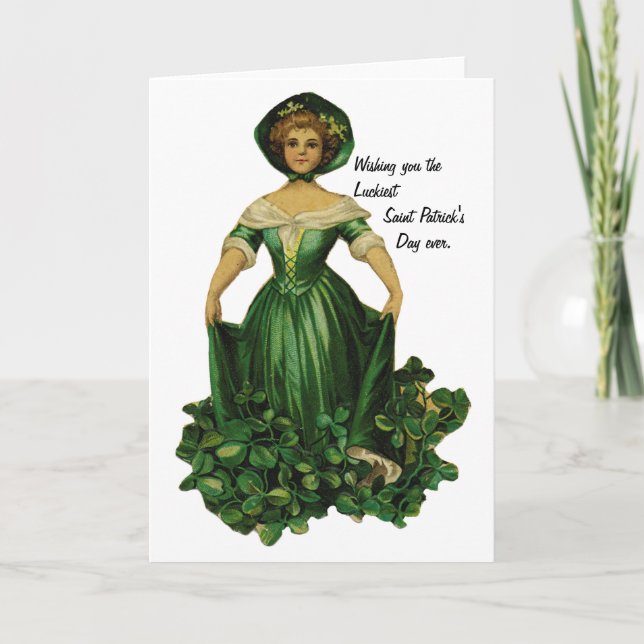 Lucky Saint Patricks Day Card (Front)