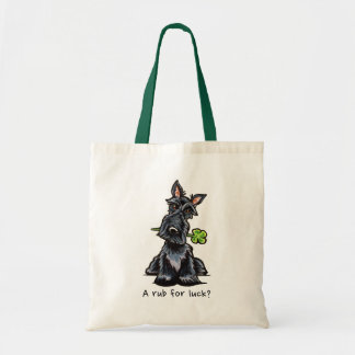 Lucky Scottie Dog Tote Bag