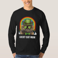 Lucky Selkirk Rex Cat Mom St Patricks Day