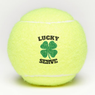 Lucky Serve with Shamrock Tennis Balls