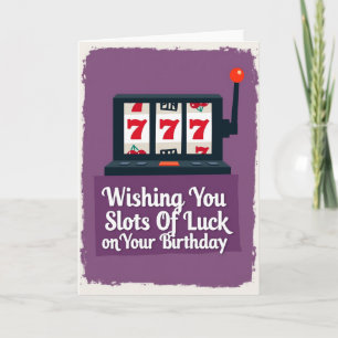 Lucky Seven Birthday Card