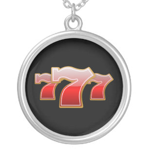 Lucky Seven Silver Plated Necklace