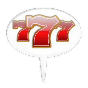 Lucky Sevens - Slot Machine Jackpot Cake Topper