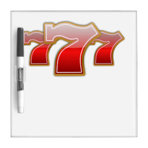Lucky Sevens - Slot Machine Jackpot Dry-Erase Board
