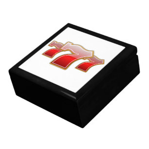 Lucky Sevens - Slot Machine Jackpot Keepsake Box