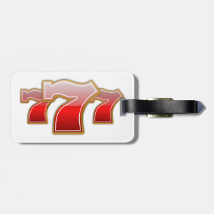 Lucky Sevens - Slot Machine Jackpot Luggage Tag