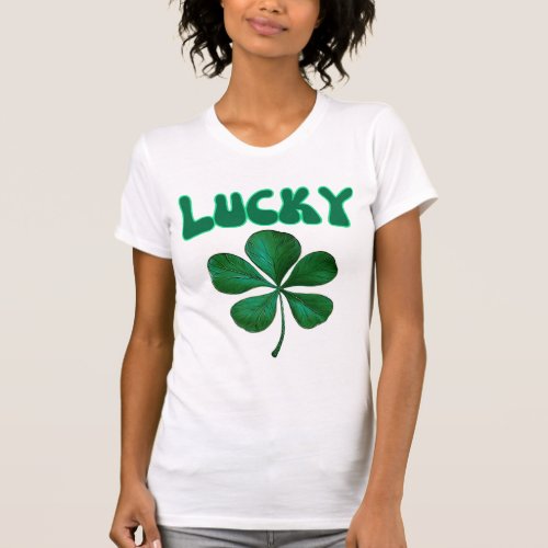 Lucky Shamrock Celebrate St Patricks  T_Shirt