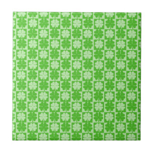Lucky Shamrock Ceramic Tile