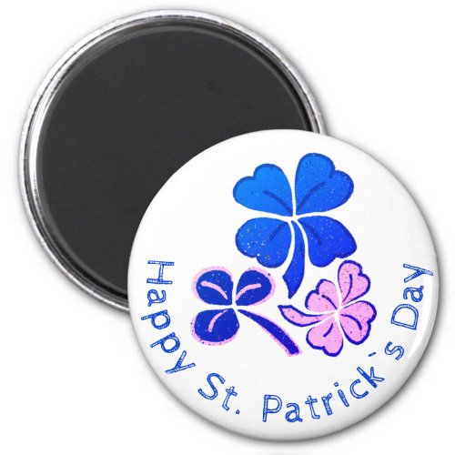 Lucky Shamrock Clover Happy St Patricks day Magnet