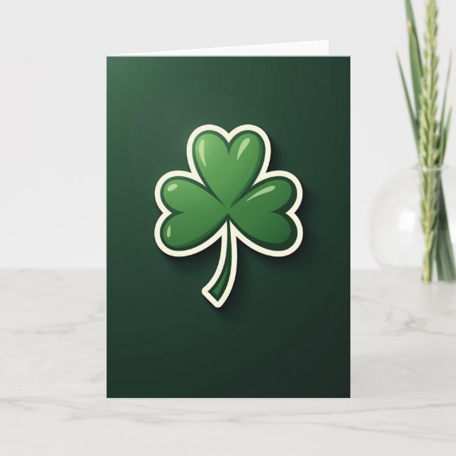 Lucky Shamrock Green Card (Front)