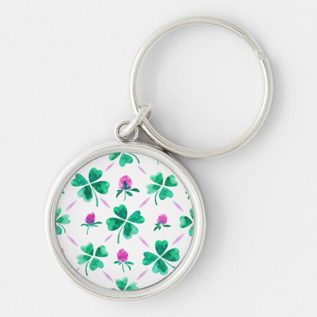 Lucky shamrock keychain (Front)
