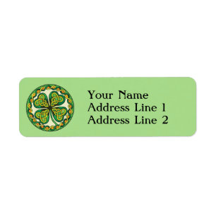 Lucky Shamrock Label
