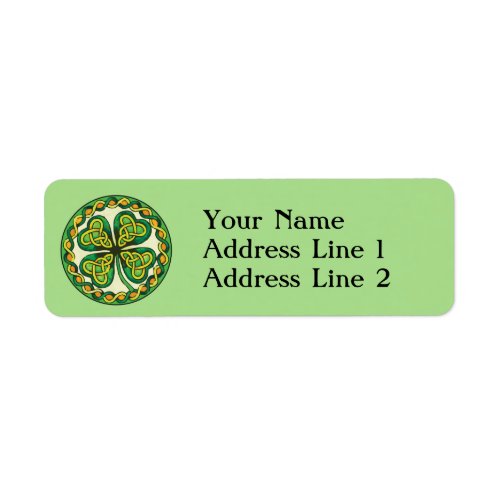 Lucky Shamrock Label