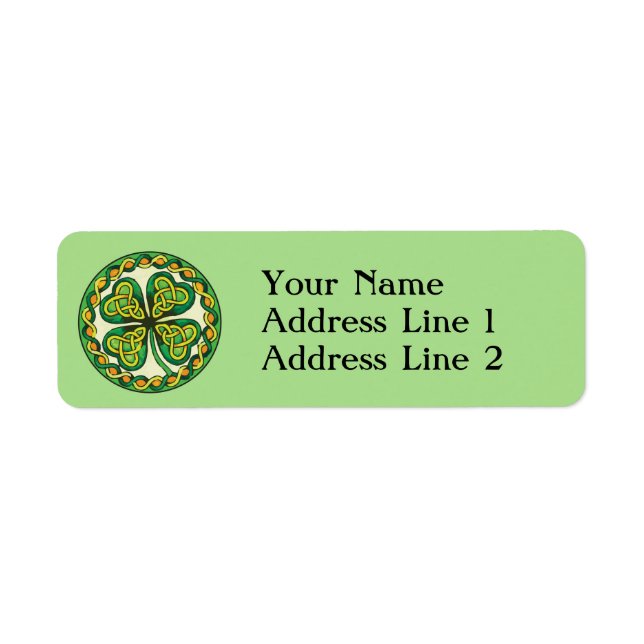 Lucky Shamrock Label (Front)