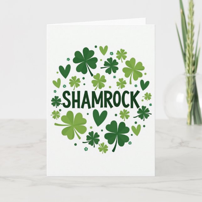 Lucky Shamrock Season Card (Front)
