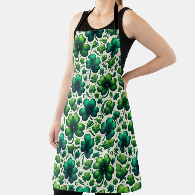 Lucky Shamrock St. Patrick’s Day Apron (Insitu)