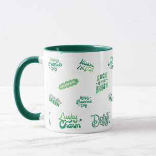 Lucky Shamrock St. Patrick’s Day Pattern  Mug
