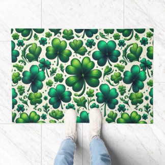Lucky Shamrock St. Patrick’s Day Rectangle Rug