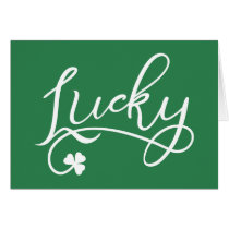 Lucky Shamrock St Patricks Day