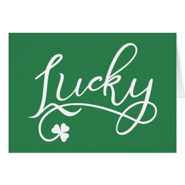 Lucky Shamrock St Patricks Day