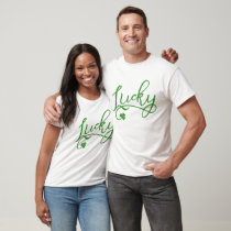 Lucky Shamrock St Patricks Day Irish T-Shirt