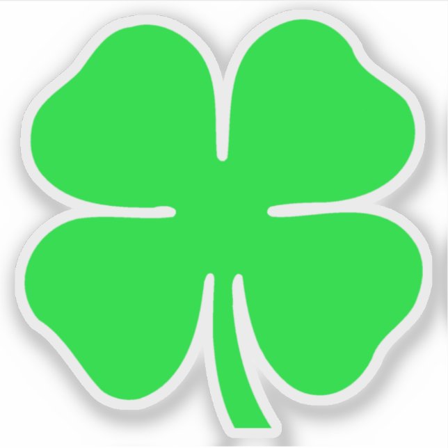 lucky shamrock sticker (Front)
