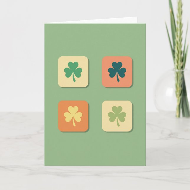 Lucky Shamrocks Art Card (Front)