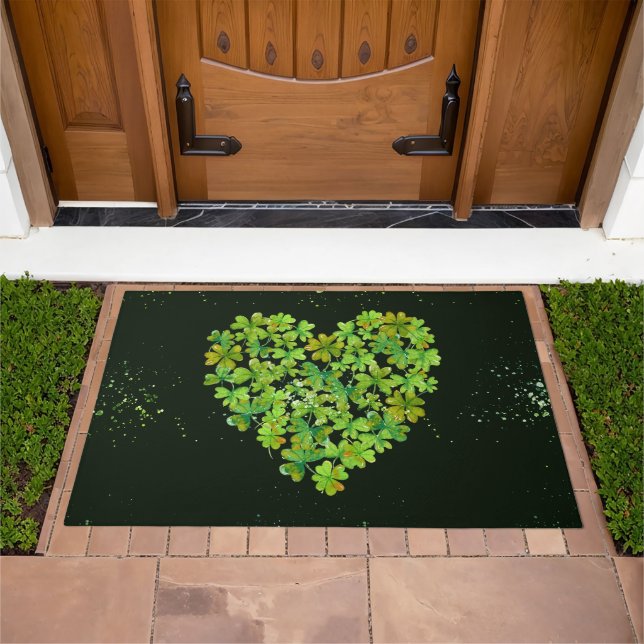 Lucky Shamrocks Doormat (Outdoor)