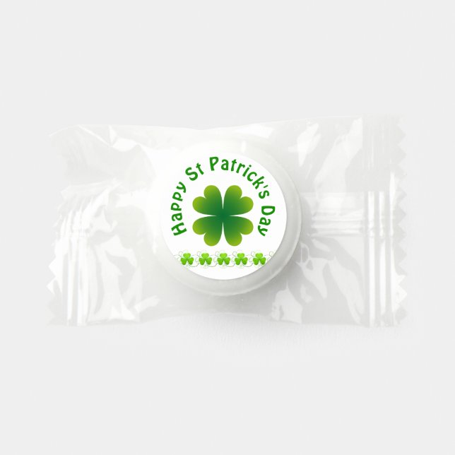 Lucky Shamrocks St Patricks Day  Life Saver® Mints (Front)