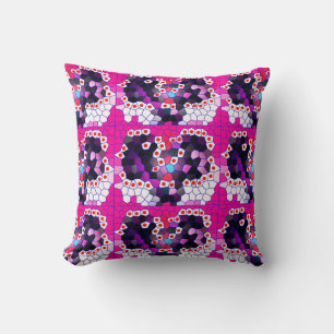 Lucky shapes throw pillow