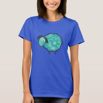 Lucky Sheep T-shirt by EveStock at Zazzle