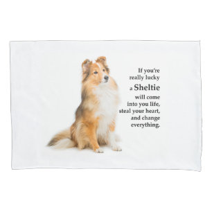 Lucky Sheltie Pillow Case