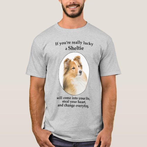 Lucky Sheltie T_Shirt