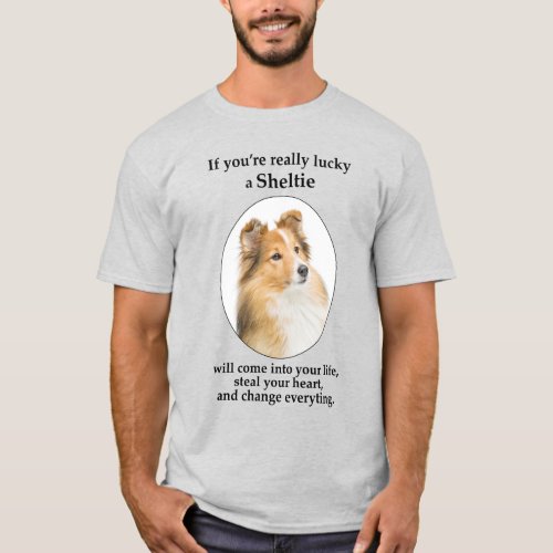 Lucky Sheltie T_Shirt