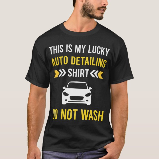 Lucky Shirt Auto Detailing Detail Detailer (Front)