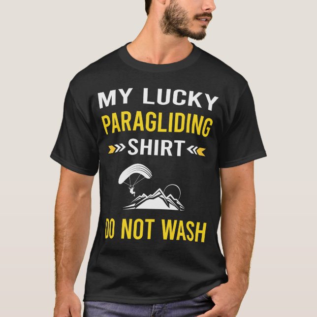 Lucky Shirt Paragliding Paraglide Paraglider (Front)